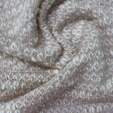 White Textured Chunky Knit, Cotton-Poly — photo 1