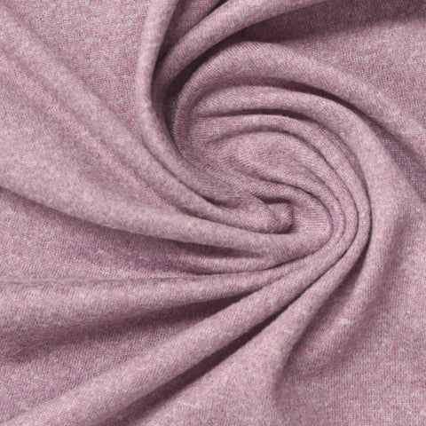 Purple Marl Milk Silk Knit, Polyester, 169 gsm