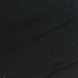 Brushed Viscose Stretch Jersey Knit Fabric, 230 gsm, 150 cm — Black — photo 1