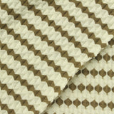 Brown Diamond Jersey Knit, Cotton-Poly — photo 1
