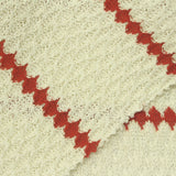 Red Diamond Chunky Knit, Poly-Cotton — photo 1