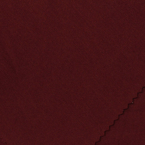 Viscose Nylon Stretch Ponte Knit Fabric, 250 gsm, 160 cm — Red