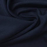 Viscose Polyester Stretch Scuba Knit Fabric, 250 gsm, 165 cm — Navy — photo 1