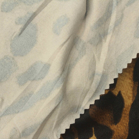 Brown Leopard Milk Silk Knit