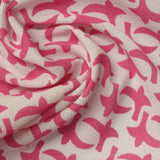 Pink Abstract Seersucker — photo 1