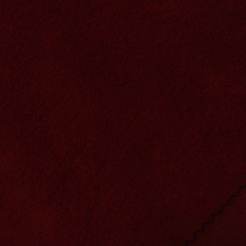 Brushed Cotton Stretch Rib Knit Fabric, 280 gsm, 175 cm — Red, ref EF-219143