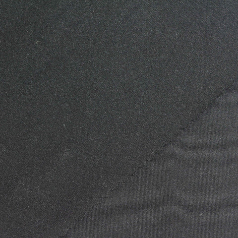 Dark Grey Marl Milk Silk Knit, Polyester, 185 gsm, 160 cm