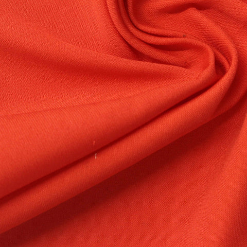 100% Polyester Poplin Fabric, 113 gsm — Orange