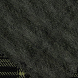 Black Plaid Knit, Poly-Viscose, 390 gsm — photo 1