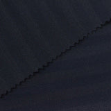 Striped 100% Polyester Piqué Knit Fabric, 286 gsm, 182 cm — Navy — photo 1