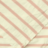 Cream Stripes Jersey Knit, Cotton-Poly, 172 gsm — photo 1