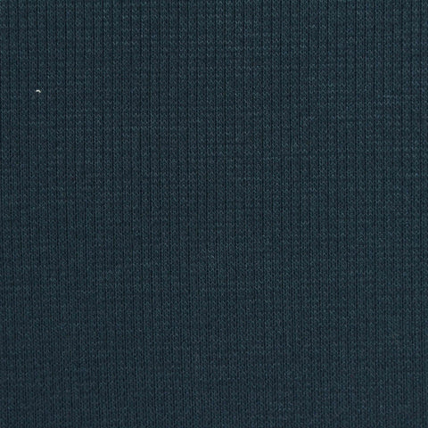 Dark Teal Rib Knit, Polyester