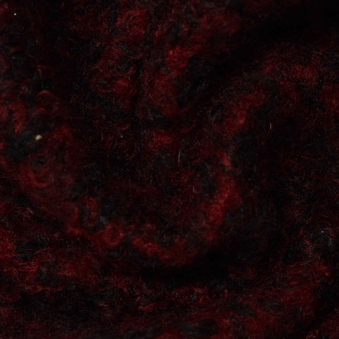 Red Marl Sherpa Fleece, Polyester