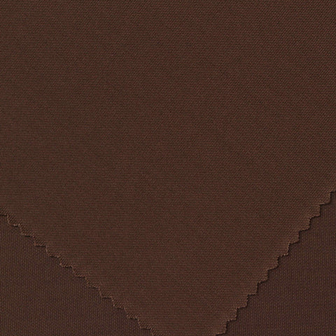 Viscose Stretch Interlock Knit Fabric, 280 gsm, 155 cm — Brown
