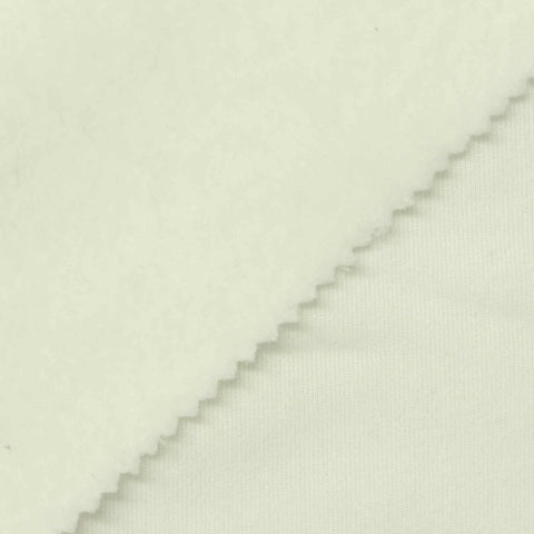 Polyester Viscose Jersey Knit Fabric, 300 gsm, 157 cm — Beige