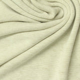 Pale Yellow Marl Rib Knit, Viscose-Acrylic — photo 1