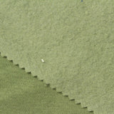 Brushed Polyester Cotton French Terry Fabric, 235 gsm, 170 cm — Green — photo 1