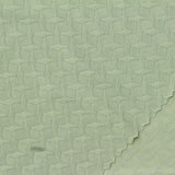 Light Green Geometric-Wave Warp Knit, Nylon-Spandex — photo 1