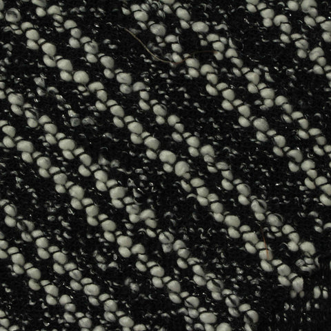 Black Dots Chunky Knit, Polyester, 320 gsm