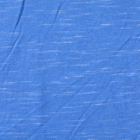 Blue Flecked Jersey Knit, Cotton