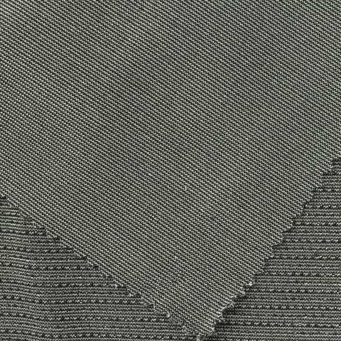 Light Grey Marl Rib Knit, Polyester, 190 gsm, 146 cm