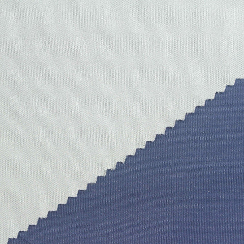 Blue Marl Scuba Knit, Poly-Cotton, 272 gsm