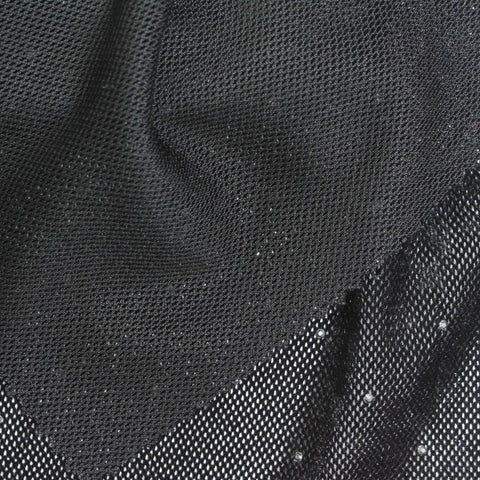 Silver Dots Knit, Polyester, 160 gsm
