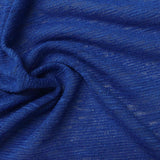 100% Polyester Chunky Knit Fabric, 128 gsm, 195 cm — Blue — photo 1