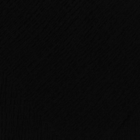 Polyester Viscose Stretch Knit Fabric, 130 gsm, 150 cm — Black