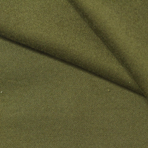 Polyester Viscose Stretch Scuba Knit Fabric, 350 gsm — Green