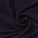 Polyester Stretch Rib Knit Fabric, 253 gsm, 120 cm — Navy — photo 1