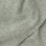 Light Grey Heathered-Marl Rib Knit, Poly-Viscose, 250 gsm — photo 1