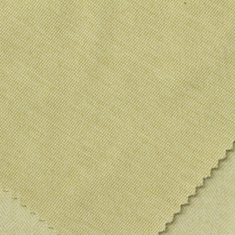 Light Yellow Herringbone Knit, Poly-Viscose