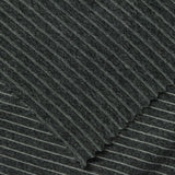 White Horizontal-Stripe Jersey Knit, Polyester, 130 gsm, 145 cm — photo 1