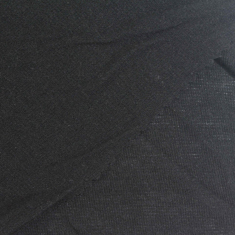 Black Marl Jersey Knit, Poly-Viscose, 120 gsm, 160 cm