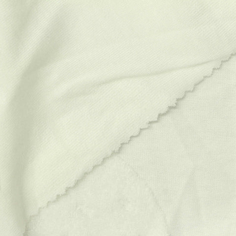 Off-White Heart Jacquard, Cotton-Poly