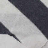 Grey Horizontal-Stripe Jersey Knit, Viscose, 160 gsm — photo 1