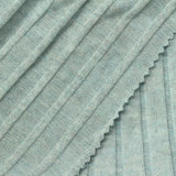 Yarn-Dyed Brushed Polyester Viscose Stretch Rib Knit Fabric, 240 gsm, 160 cm — Blue — photo 1