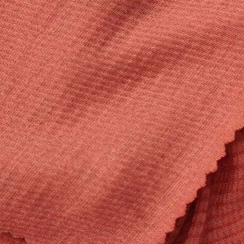 Polyester Viscose Stretch Crepe Fabric, 134 gsm — Orange