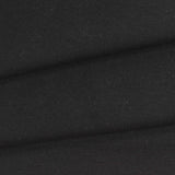 Polyester Cotton Stretch Scuba Knit Fabric, 289 gsm, 170 cm — Black — photo 1