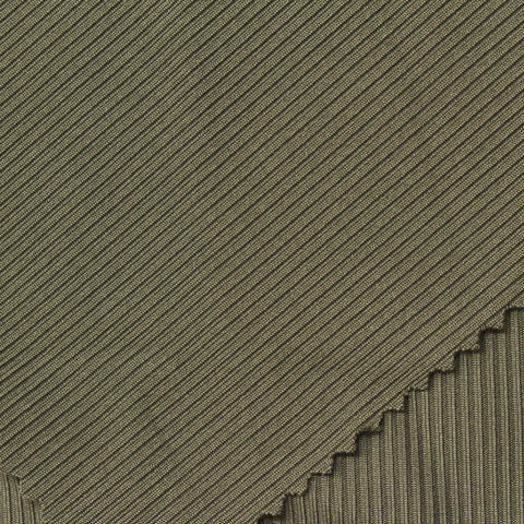 Polyester Stretch Milk Silk Knit Fabric, 280 gsm, 160 cm — Khaki