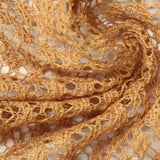 Tan Openwork Lace, Polyester — photo 1