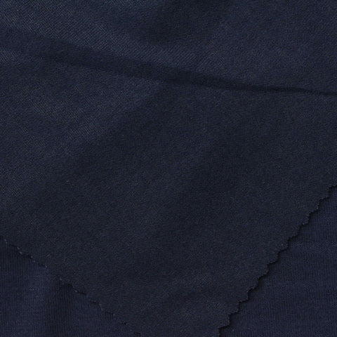 Viscose Stretch Jersey Knit Fabric, 190 gsm, 175 cm — Navy