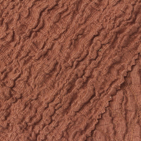 Cotton Nylon Stretch Crepe Fabric, 220 gsm — Red