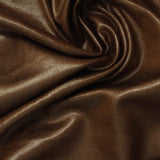 Polyester Stretch Milk Silk Knit Fabric, 150 gsm, 150 cm — Brown — photo 1