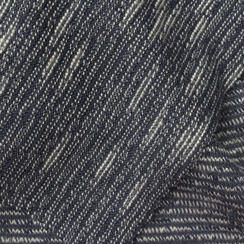 Dark Grey Marl Chunky Knit, Poly-Viscose, 193 gsm