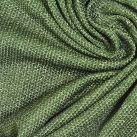 Green Tone-on-Tone Jacquard, Polyester, 133 gsm