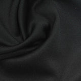 Polyester Viscose Stretch Scuba Knit Fabric, 250 gsm, 156 cm — Black — photo 1