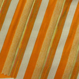 Orange Horizontal-Stripe Rib Knit, Polyester, 185 gsm — photo 1
