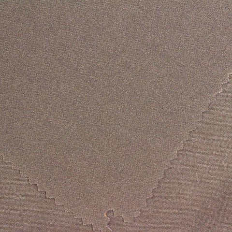 Brown Marl Linen-Look, Polyester
